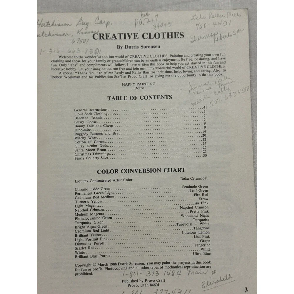 Dorris Sorensen creative clothes